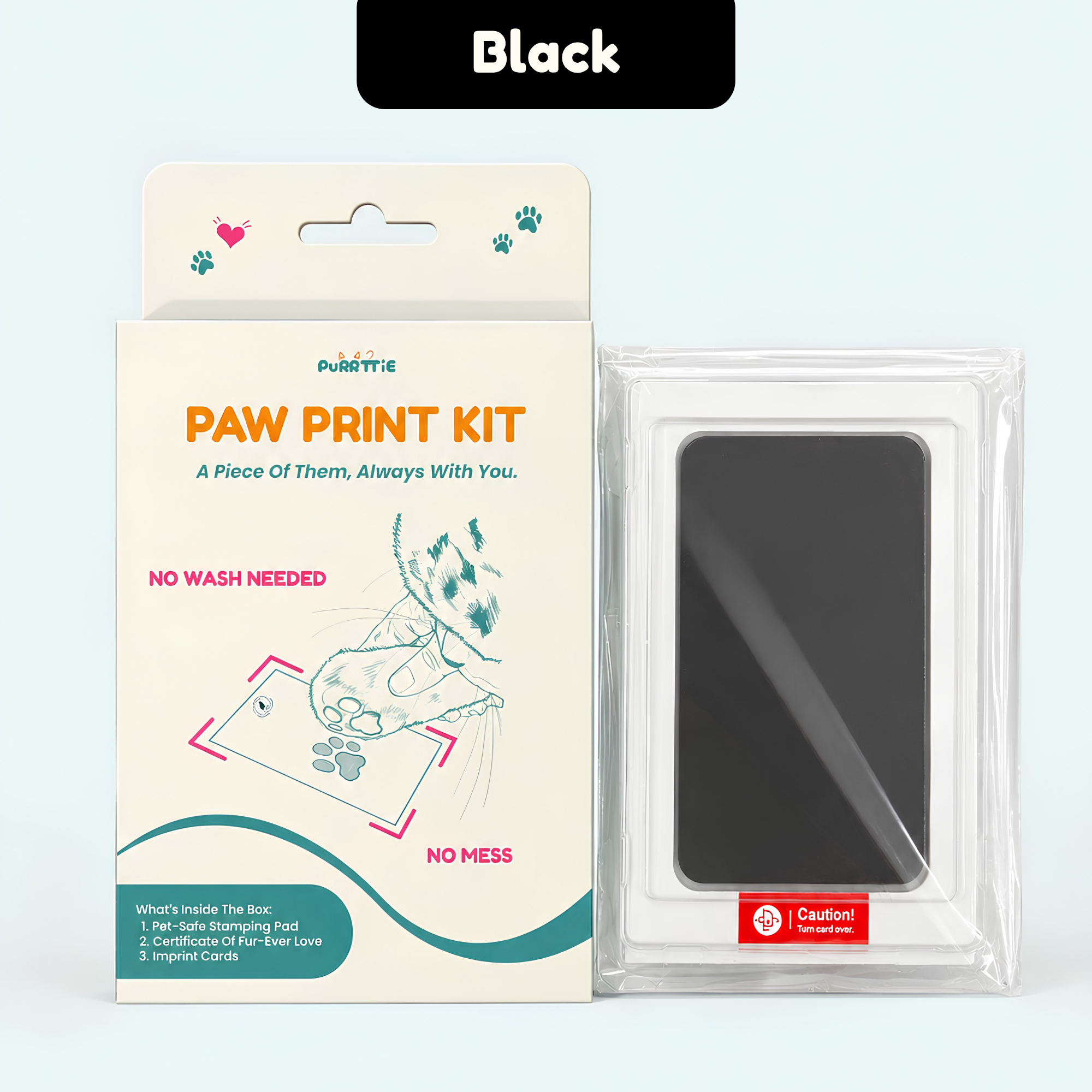 No Mess Cat Paw Print Kit