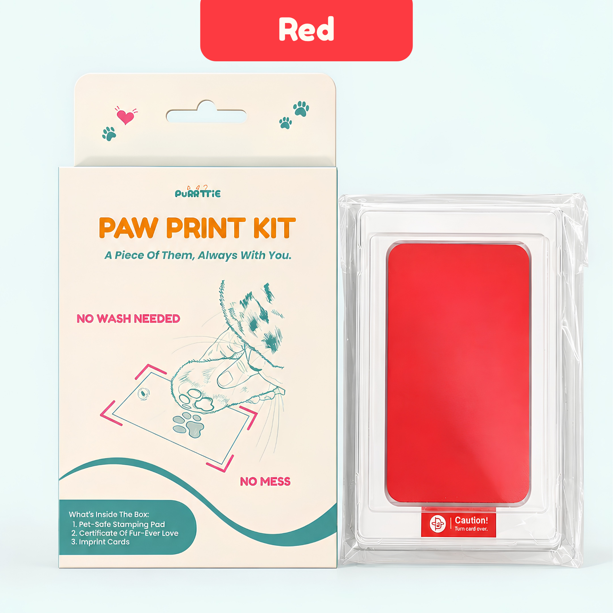 No Mess Cat Paw Print Kit