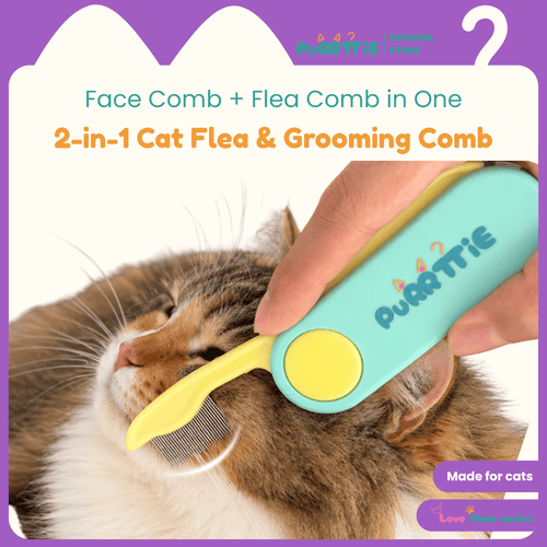 2-in-1 Cat Flea & Grooming Comb
