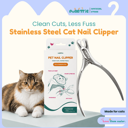 Full Stainless Steel Cat Nail Clipper