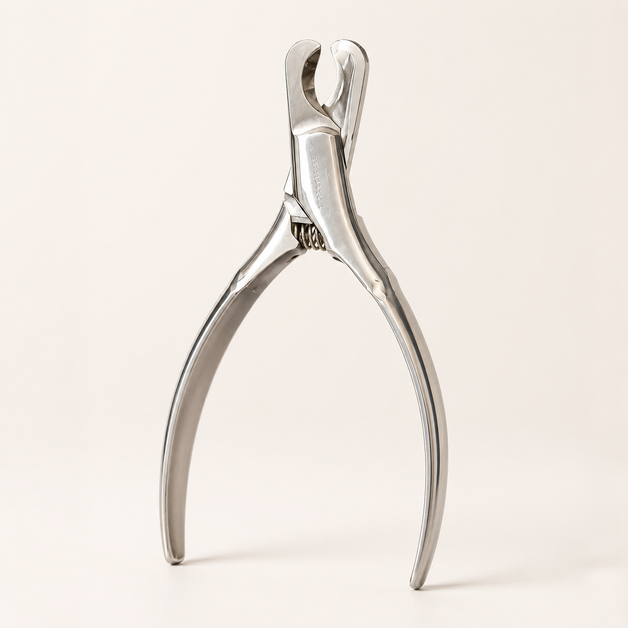 Purrttie stainless steel cat nail clipper on a white background