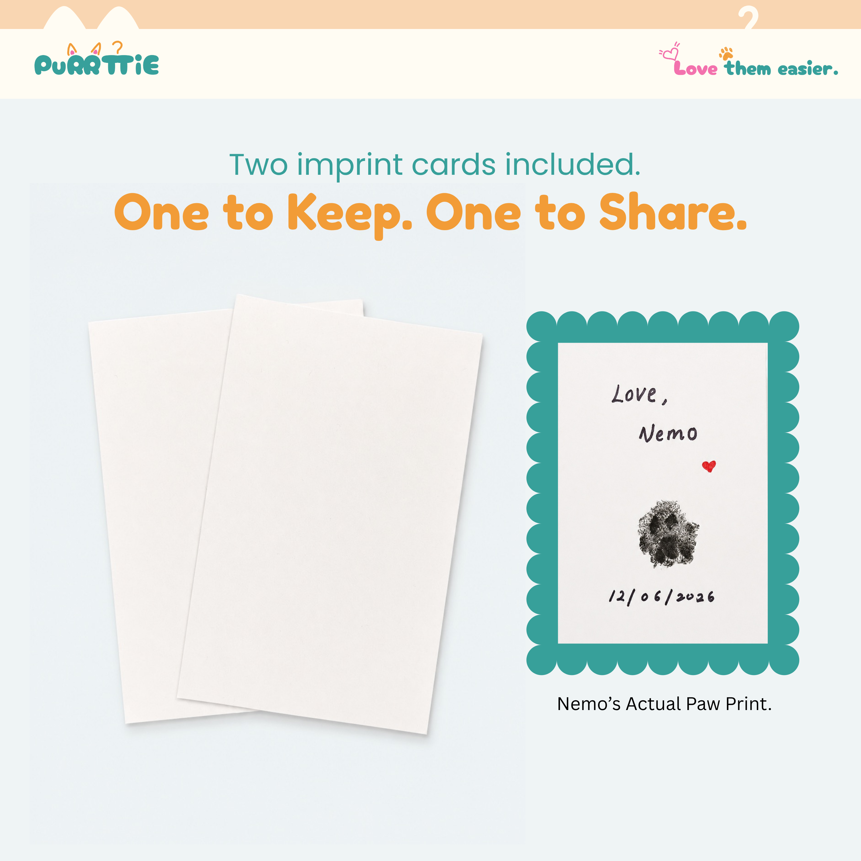 No Mess Cat Paw Print Kit