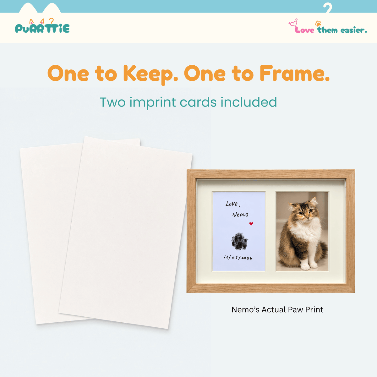 No Mess Cat Paw Print Kit