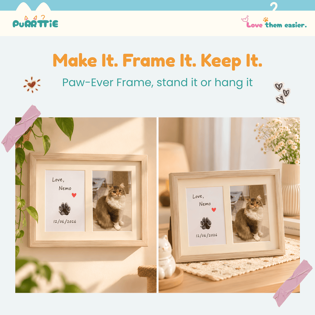No Mess Cat Paw Print Kit