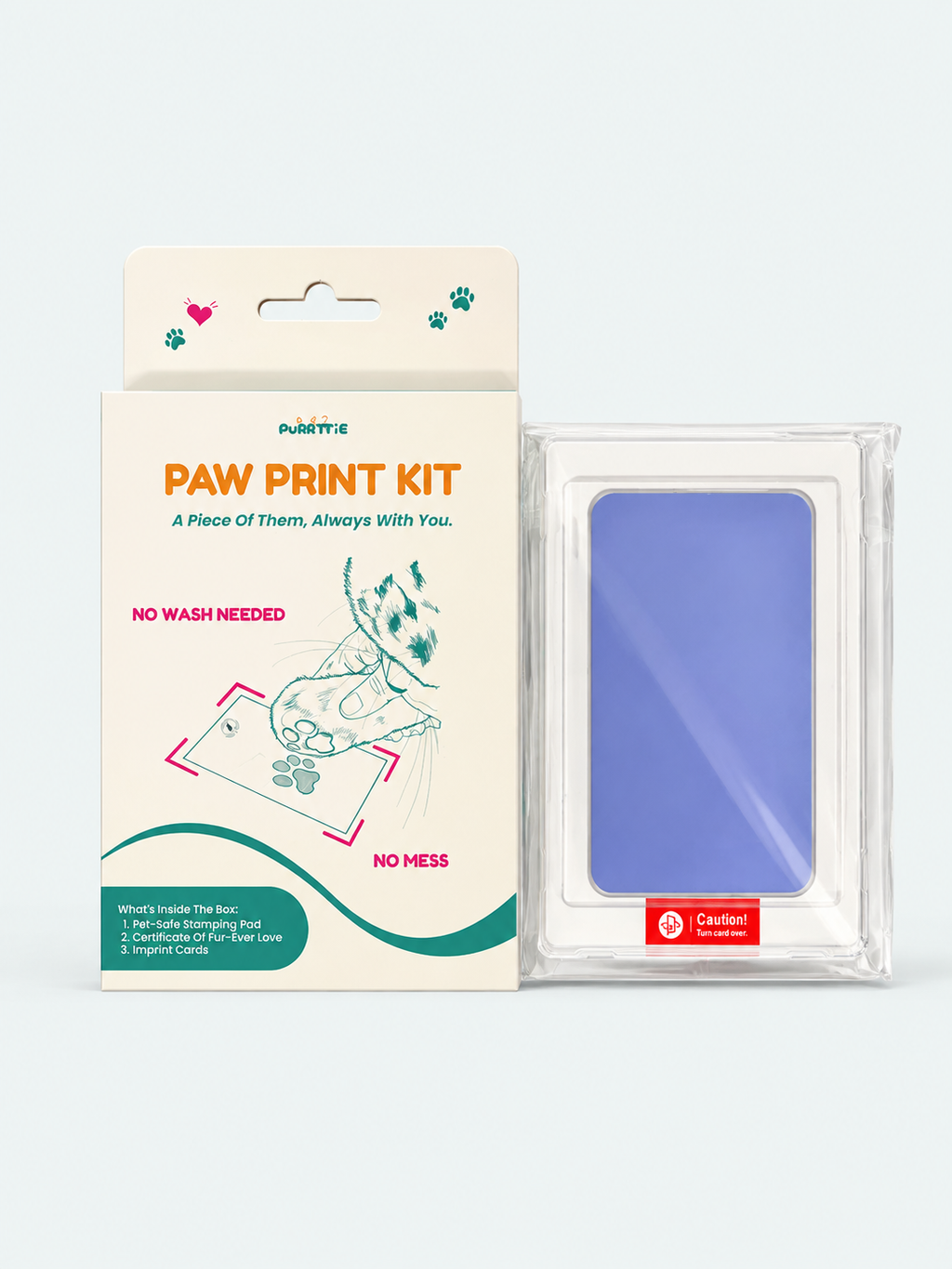 No Mess Cat Paw Print Kit