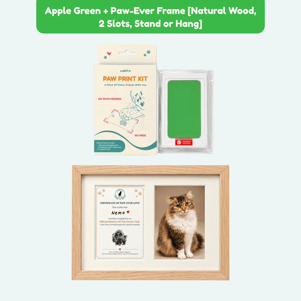 No Mess Cat Paw Print Kit