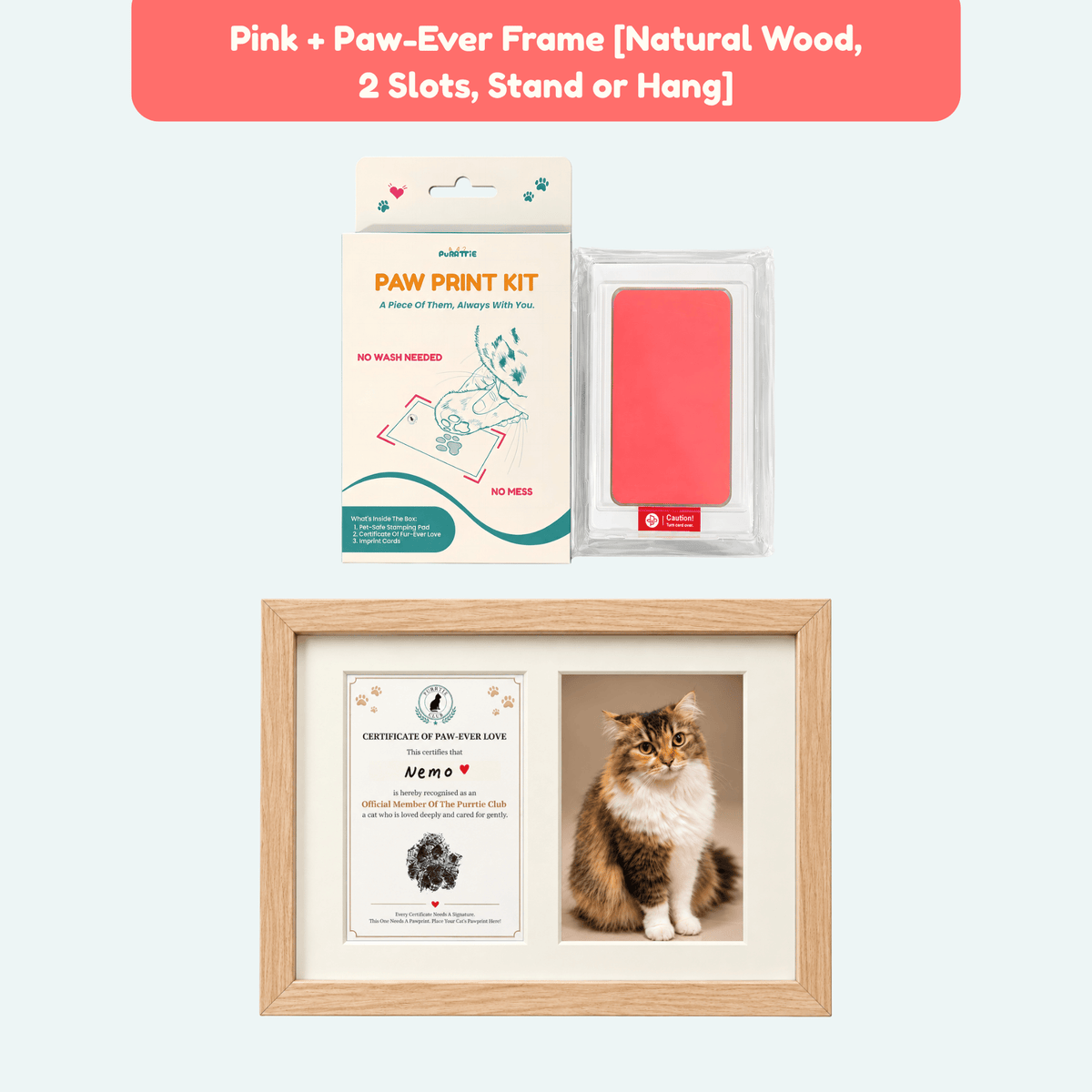 No Mess Cat Paw Print Kit