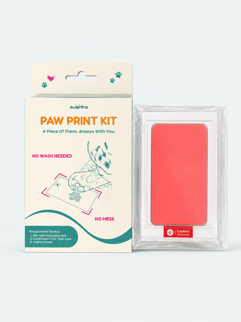 No Mess Cat Paw Print Kit
