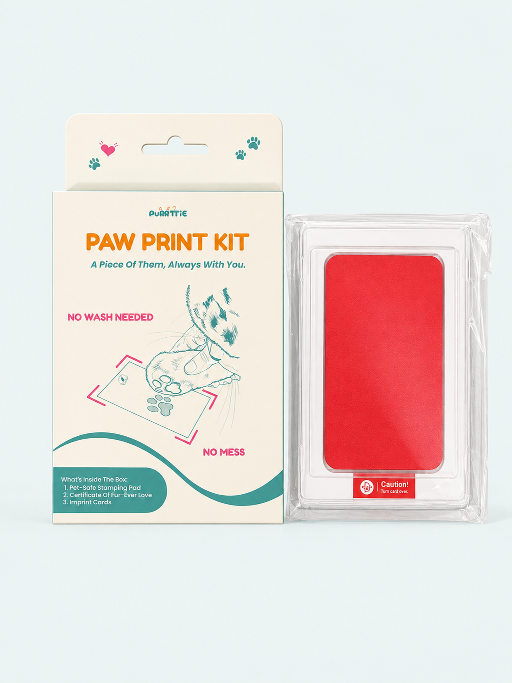 No Mess Cat Paw Print Kit