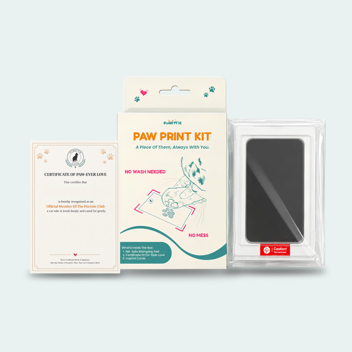 No Mess Cat Paw Print Kit